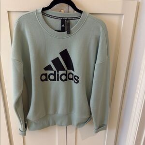 Adidas Women's Mint Green Sweatshirt